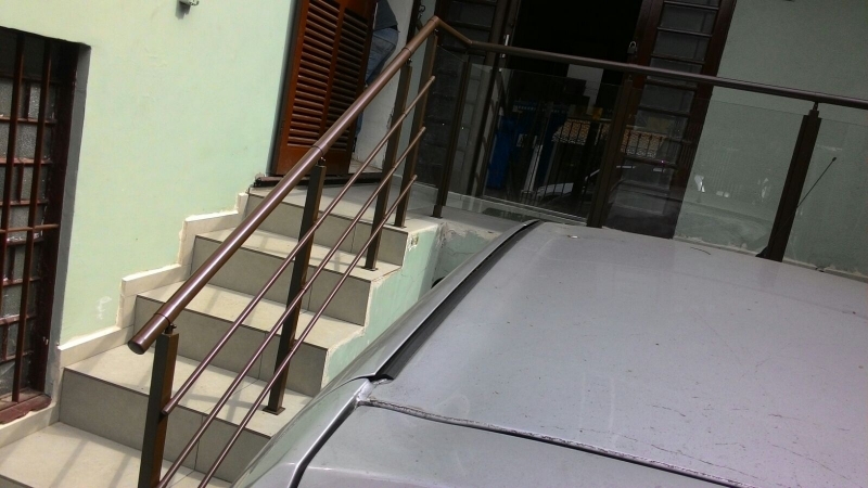 Busco por Corrimão para Escada Externa Vila Esperança - Corrimão Escada de Concreto