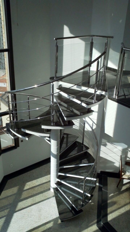 Corrimão de Escada Inox Valor Vinhedo - Corrimão Aço Inox