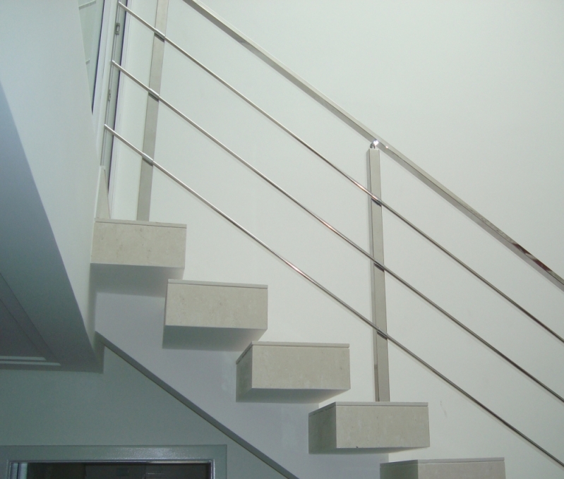 Corrimão para Escada de Concreto Preço Bragança Paulista - Corrimãos para Escadas em Sp