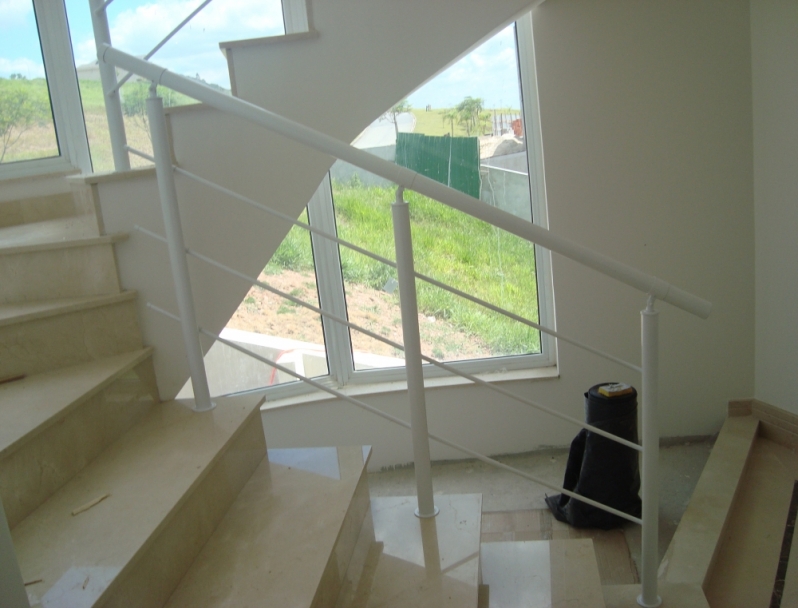 Corrimão para Escada de Ferro Preço Jardim Paulistano - Corrimão de Ferro sob Medida