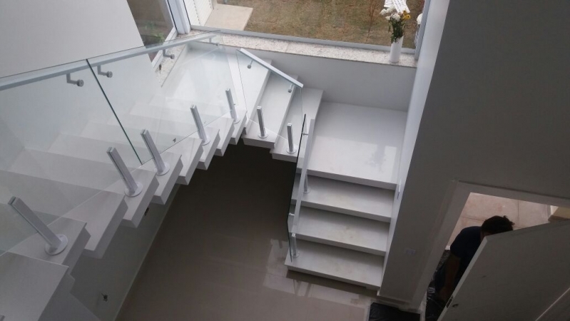 Corrimão para Escada de Prédio São José dos Campos - Corrimão para Escada com Vidro