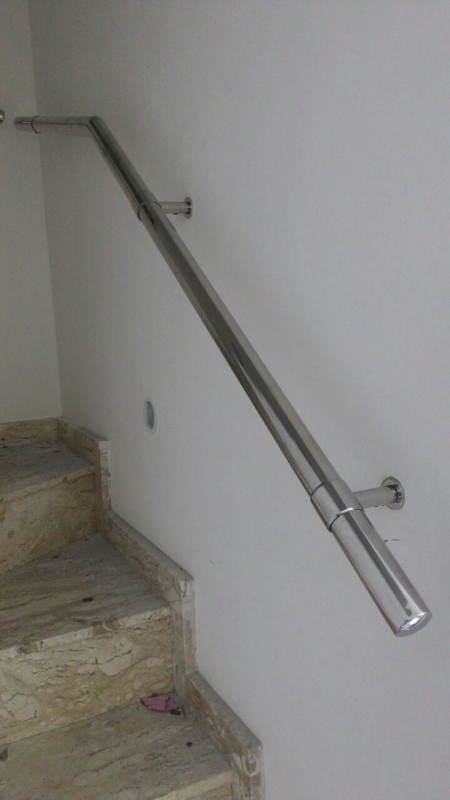 Corrimãos de Aço Inox sob Medida Jardim São Paulo - Corrimão de Aço Inox para Escadas