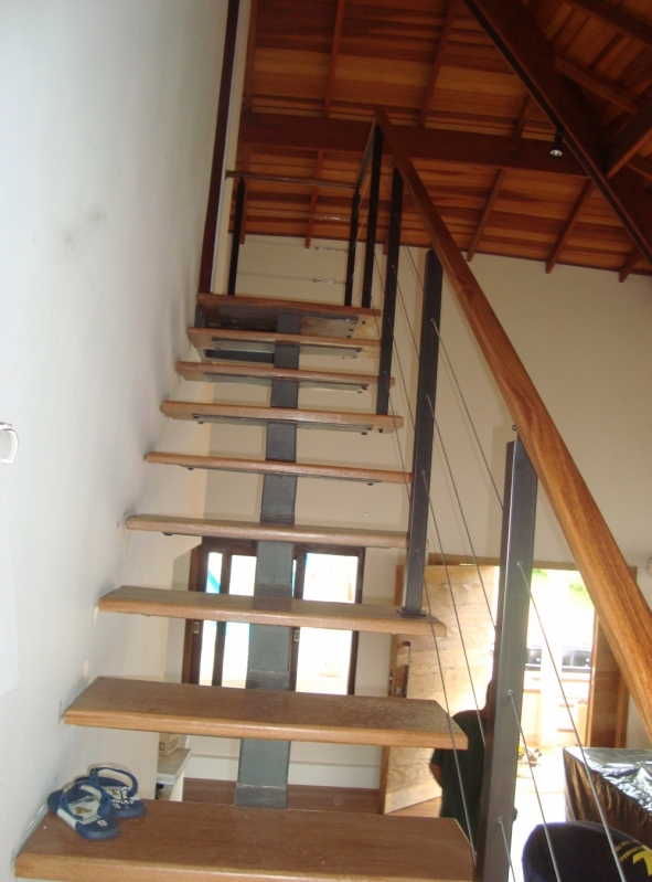 Corrimãos para Escada de Madeira Mooca - Corrimão Escada de Concreto