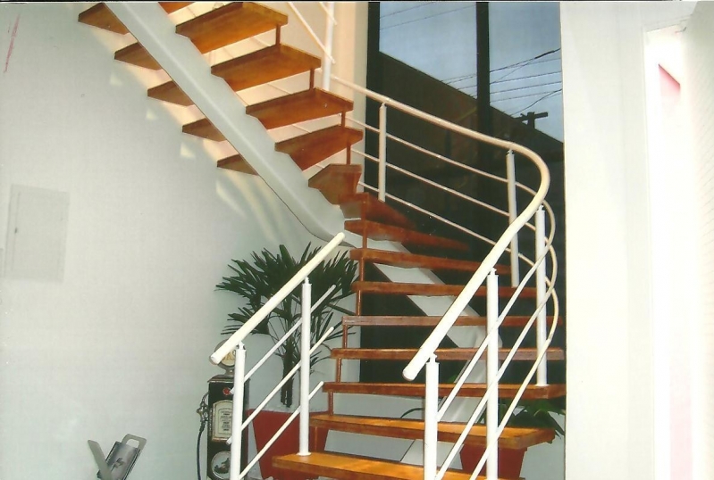 Empresa de Corrimão de Ferro M'Boi Mirim - Corrimão de Ferro para Escada Interna
