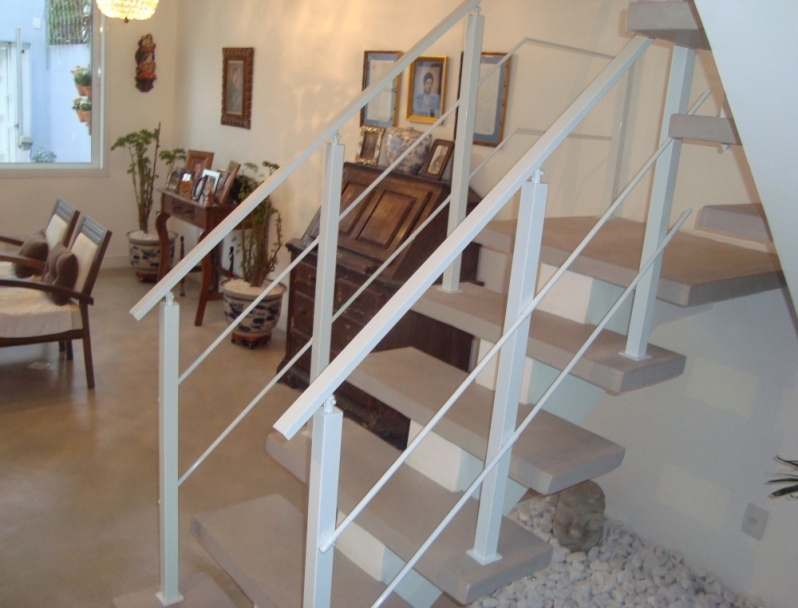 Fábrica de Corrimão de Escada de Ferro Interlagos - Fábrica de Corrimão de Ferro para Escada