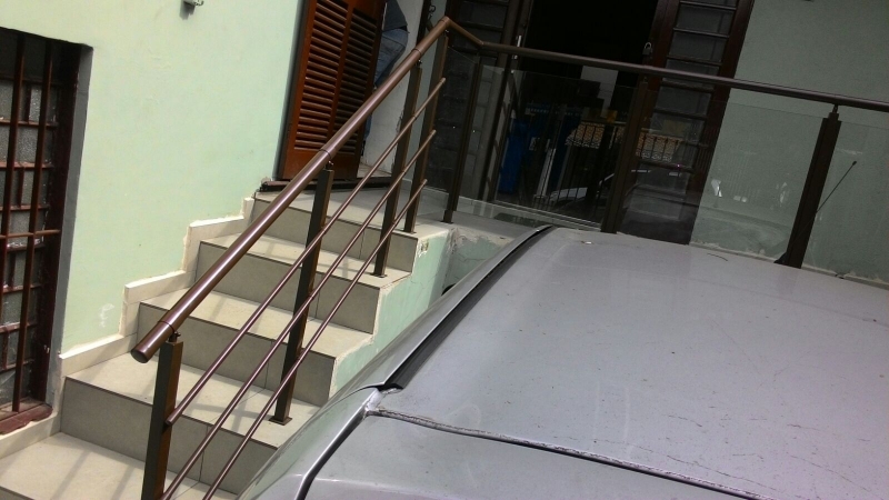 Fabricante de Corrimão para Escadas Vila Prudente - Instalação de Corrimão para Escadas