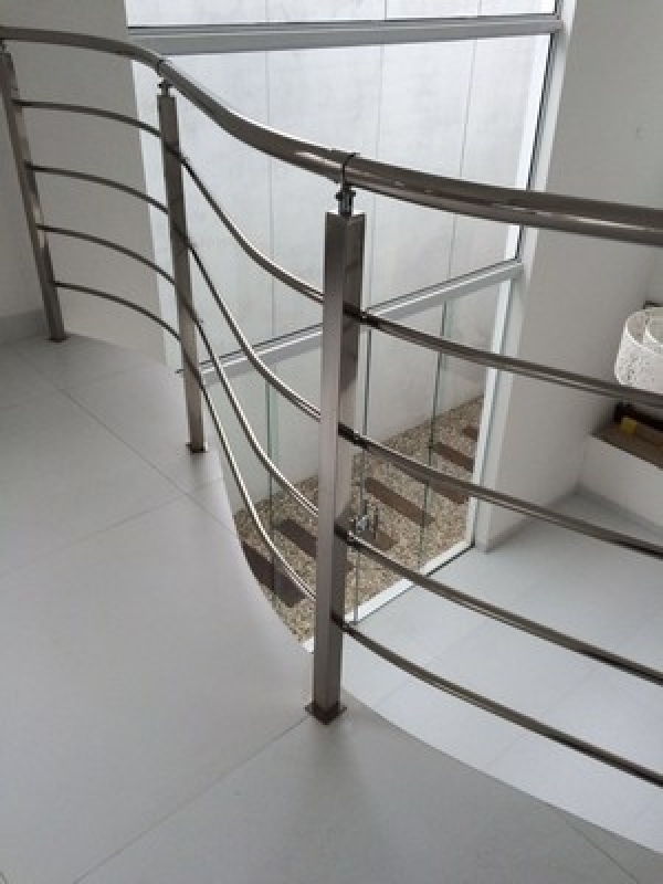 Fornecedor de Corrimão de Inox para Sacada Santos - Corrimão para Sacada