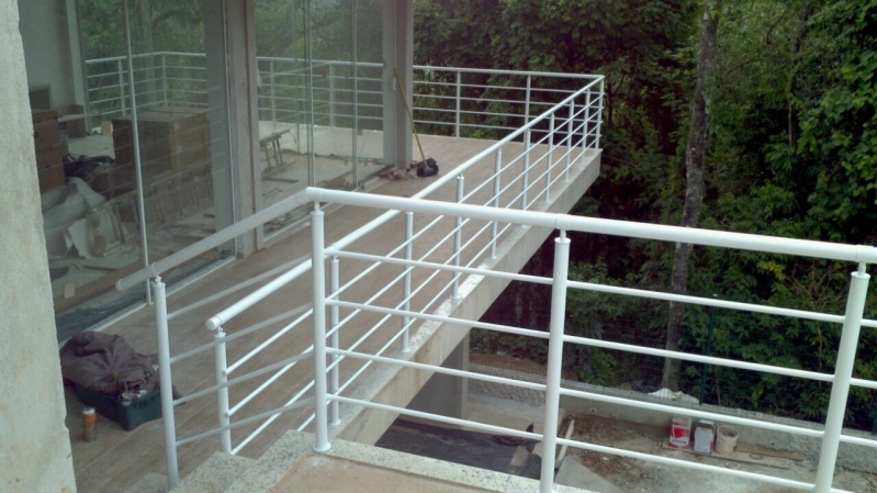 Onde Encontrar Corrimão de Alumínio para Escada Caracol Anália Franco - Corrimão de Alumínio Branco