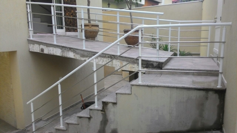 Onde Encontrar Fabricante de Corrimão para Escadas Vila Carrão - Corrimão para Escada da Sala