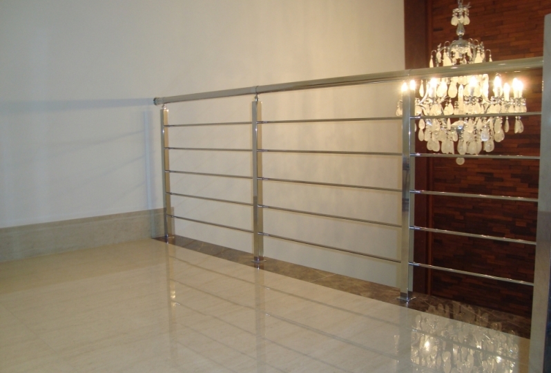 Orçamento de Corrimão de Escada de Inox São Mateus - Corrimão Aço Inox