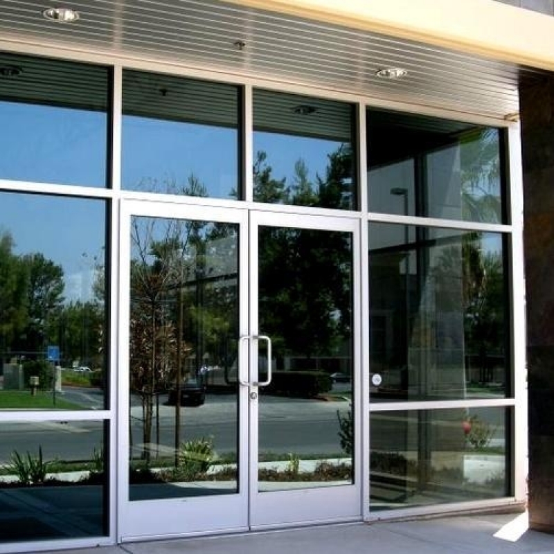 Porta de Vidro e Alumínio Cambuci - Porta de Vidro e Alumínio
