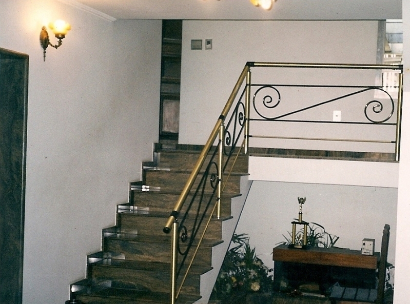 Quanto Custa Corrimão de Latão M'Boi Mirim - Corrimão para Escada da Sala