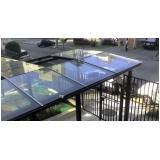 cobertura para garagem de vidro comprar Centro