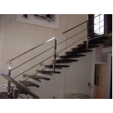 corrimão escada de concreto Itupeva