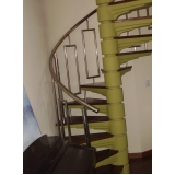 corrimão para escada cromado Guararema