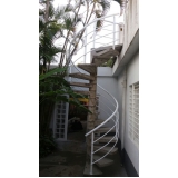 corrimãos de alumínio para escada caracol Vila Carrão