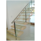 corrimões de escada em vidro temperado Vila Leopoldina