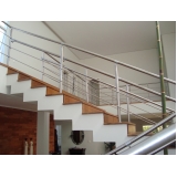 empresa de instalação de corrimão de aço inox para escada reta Alphaville