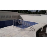 empresa de instalação de corrimão de aço inox para piscina Anália Franco