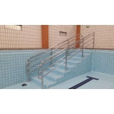 fábrica de corrimão de aço inox para piscina