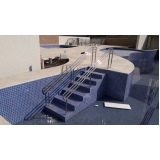 fábricas de corrimão de aço inox para piscina ARUJÁ