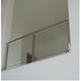 instalação de corrimão de aço inox com vidro valor Grajau