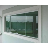 preço de janela de vidro grande para sala Casa Verde