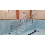 serviço de instalação de corrimão de aço inox para piscina Jabaquara