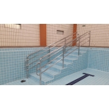 serviço de instalação de corrimão de aço inox para piscina Tremembé